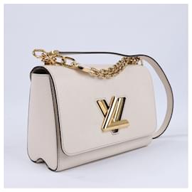 Louis Vuitton-Louis Vuitton Epi Leather Twist MM Shoulder Bag in Beige M59403-Beige