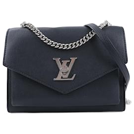 Louis Vuitton-Louis Vuitton Cuir Taurillon MyLockMe BB 2Way Handbag in Black M51418-Black