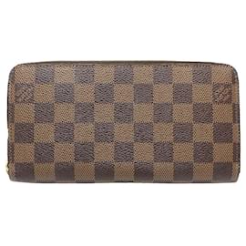 Louis Vuitton-Louis Vuitton Damier Canvas Zippy Wallet N60015-Brown