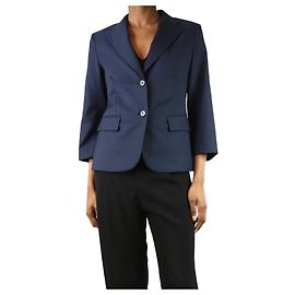 The row Blue wool blazer - size UK 10 Blue