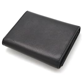 Prada-Prada Saffiano Leather Tri-Fold Wallet-Black