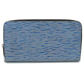 Louis Vuitton-Louis Vuitton Epi Denim Zippy Wallet M60957-Blue