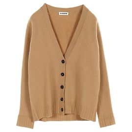 Jil Sander J02GP0055 Wollcardigan Braun