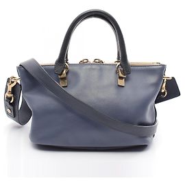 Chloé Mini borsa in pelle blu Chloe Bailey Blu