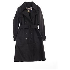 Trench Coat in cotone Aquascutum Nero