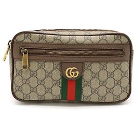 Gucci Ophidia GG Supreme Belt Bag 574796 Beige