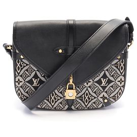 Louis Vuitton Neo Saumur MM Monogram Jacquard Bag Black