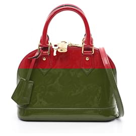 Louis Vuitton-Louis Vuitton Alma BB Monogram Vernis Handbag-Pink