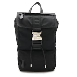 Fendi-Fendi Nylon/Leather Body Bag 7VZ067-Black