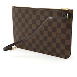 Louis Vuitton-Louis Vuitton Damier Neverfull MM Pouch N41358-Brown