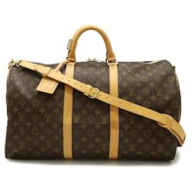 Louis Vuitton-Louis Vuitton Monogram Keepall Bandouliere 50 Bag-Brown