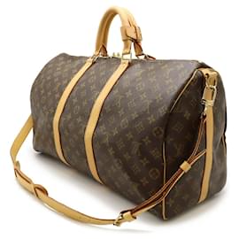 Louis Vuitton-Louis Vuitton Monogram Keepall Bandouliere 50 Bag-Brown