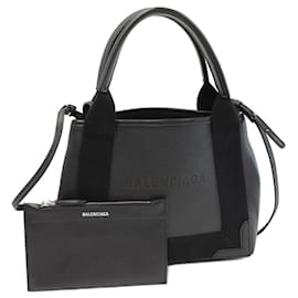 Balenciaga-Balenciaga Calf Leather 2WAY Tote Bag-Black
