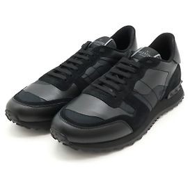 Valentino Rockrunner Sneakers Black Black