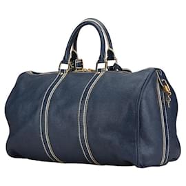Louis Vuitton-Louis Vuitton Keepall 50 Handbag M95136-Blue