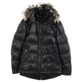 Burberry Nylon Down Jacket Black D1F18-817-09 Black