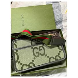 Gucci-Bolsa mini Jumbo gg-Marrom