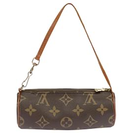 Louis Vuitton-LOUIS VUITTON Monogram Papillon Pouch LV Auth 98885-Monogram