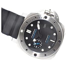 Panerai-PANERAI Submersible Quaranta Quattro PAM01229 '22 Mens-Silvery