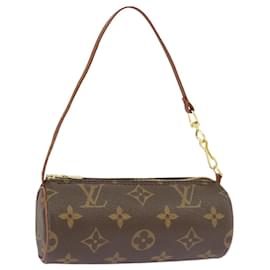 Louis Vuitton-LOUIS VUITTON Monogram Papillon Pouch LV Auth 93687-Monogram