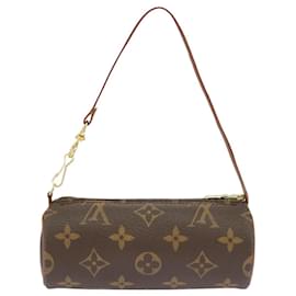Louis Vuitton-LOUIS VUITTON Monogram Papillon Pouch LV Auth 93687-Monogram