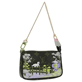 Louis Vuitton-LOUIS VUITTON Monogram Vivienne Mini Pochette Pouch M45905 LV Auth 98601S-Monograma