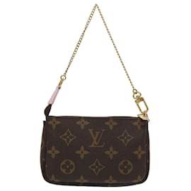 Louis Vuitton-LOUIS VUITTON Monogram Vivienne Mini Pochette Pouch M45905 LV Auth 98601S-Monograma