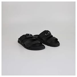 Hermès-HERMES Flats T.EU  Leather-Other