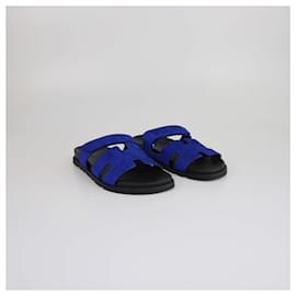 Hermès-HERMES Flats T.EU  Suede-Other
