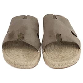 Hermès-HERMES Flats T.EU  Suede-Other