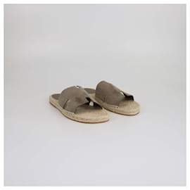 Hermès-HERMES Flats T.EU  Suede-Other
