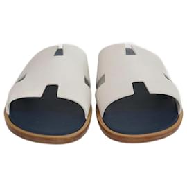 Hermès-HERMES Flats T.EU  Leather-Other
