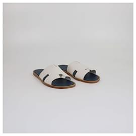 Hermès-HERMES Flats T.EU  Leather-Other