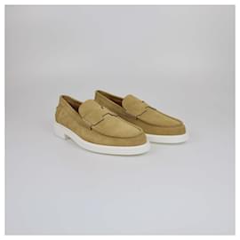 Hermès-HERMES Flats T.EU  Suede-Beige