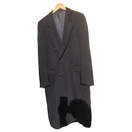 Yves Saint Laurent-Men's coats-Blue