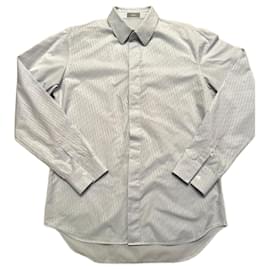Dior-Dior Oblique Shirt-Light blue
