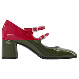 Autre Marque-Alice Pumps - Carel - Red - Patent Leather-Red