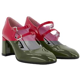 Autre Marque-Alice Pumps - Carel - Red - Patent Leather-Red