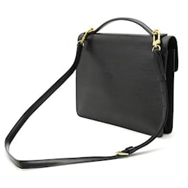 Louis Vuitton-Louis Vuitton Epi Monceau 2WAY Handbag Black-Black