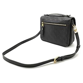 Louis Vuitton-Louis Vuitton Monogram Empreinte Pochette Metis MM Handbag M41487-Black