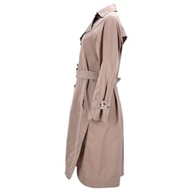 Max Mara-Max & Co Double-Breasted Trench Coat in Beige Polyester-Beige