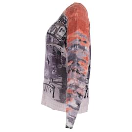 Prada- Prada AW17 Knitted Shetland Village Print Sweater in Multicolor Wool-Multiple colors