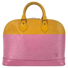 Louis Vuitton-Louis Vuitton Epi Alma Handbag M52149-Yellow