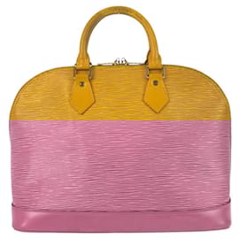 Louis Vuitton-Louis Vuitton Epi Alma Handbag M52149-Yellow