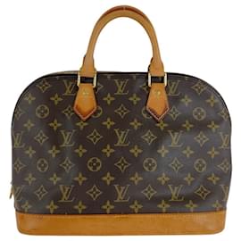 Louis Vuitton-Louis Vuitton Alma PM Brown Handbag M51130-Brown