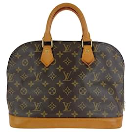 Louis Vuitton-Louis Vuitton Alma PM Brown Handbag M51130-Brown