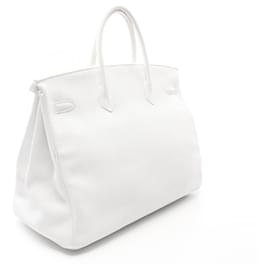 Hermès-Sac à main Hermes Birkin 40 Blanc-Blanc