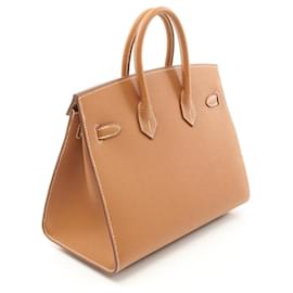 Hermès-Sac à main Hermes Birkin 25 Marron-Marron