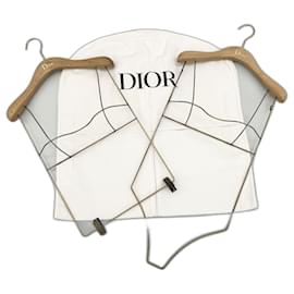 Christian Dior Dior Kleiderbügel Set Braun Weiß