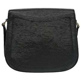 Louis Vuitton-LOUIS VUITTON Epi Saint Cloud GM Shoulder Bag Black Noir M52192 LV Auth ep6634-Black